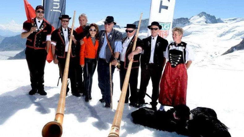 Jean-Claude Biver and G.E.M. on the "Top of Europe".