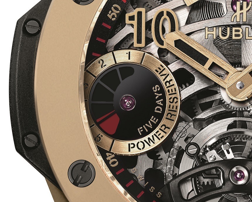 Hublot Big Bang Tourbillon 5-day Power Reserve Indicator Full Magic Gold Watch