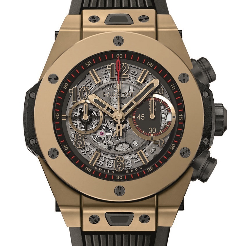 Hublot Big Bang Unico Full Magic Gold Watch