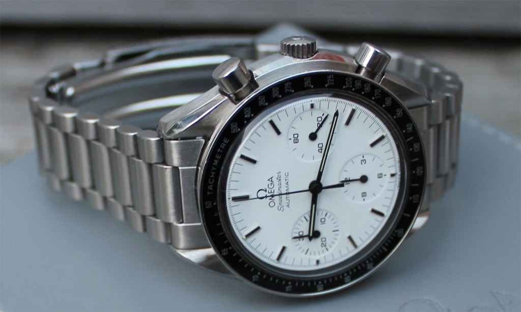 speedmaster reduced white dial